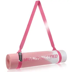 642135182376 A-AZURELIFE Mat Yoga Sling Straps Pink