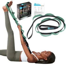 768563898532 A-AZURELIFE Stretch Strap Loops Half Elastic Too