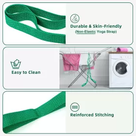 689739222732 ABIARST Stretching Strap Yoga Physical Therapy #2