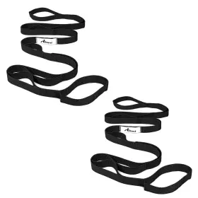 B0D1N3JVKJ ABIARST Stretching Strap Yoga Loops Elastic Pack