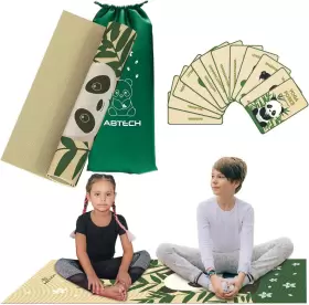 689988407294 ABTECH Kids Yoga Mat Set Boys Girls Unicorn