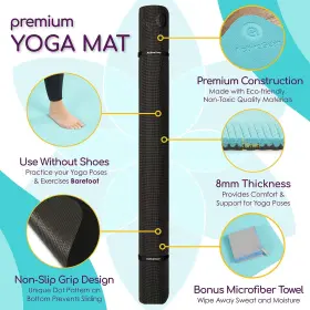 060578520169 ACTIVEGEAR Yoga Mat Slip Odorless Barefoot #2