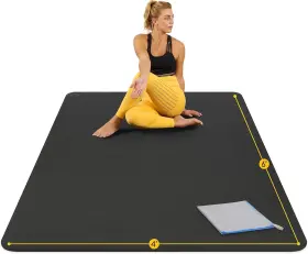AG-1-YOM-6X4-BLK ACTIVEGEAR Yoga Mat