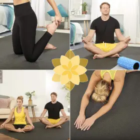 AG-1-YOM-7X5-BLK ACTIVEGEAR Yoga Mat Eco Slip Odorless #2