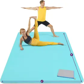 AG-1-YOM-8X6-LBL ACTIVEGEAR Yoga Mat Eco Slip Odorless