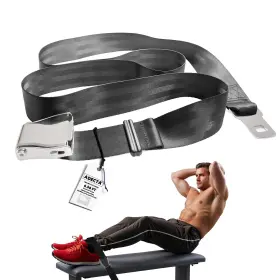 Adecta 775845503732 Nordic Hamstring Curl Strap 6.5ft / 5.6ft Gym Seatbelt And Exercise Straps F