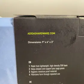 885652016865 ADIDAS High Density Foam Yoga Block #3 885652016865 ADIDAS High Density Foam Yoga Block #3