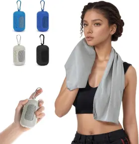 JW00001 AENFAIY Pack Silicone Set Cooling Towels