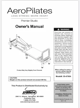 55-4700 AEROPILATES Premier Studio Legs #2