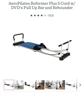 55-5006 AEROPILATES Reformer Workout Dvd Poster