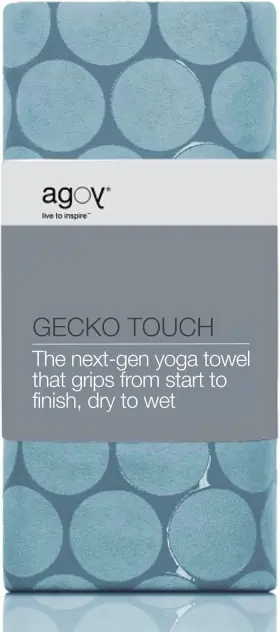 GT1225BC2NOCB AGOY Gecko Touch Next Microfiber Yoga Towel
