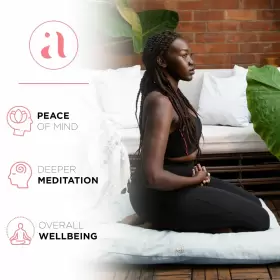 354054001362 AJNA Zabuton Meditation Mat Luxurious Cushion #2