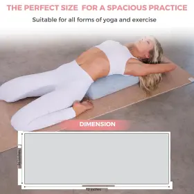 369998022557 AJNA Yoga Mat Natural Jute Slip Eco #2