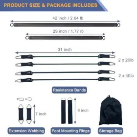 AKA-XX1 AKA-XX Resistance Bar Bands Pilates #2