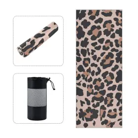 G53742158P ALAZA Animal Leopard Yoga Towel Slip Sweat
