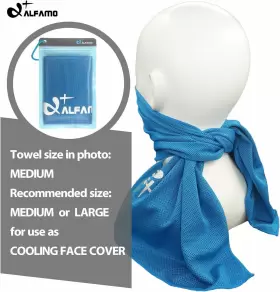 709127416403 ALFAMO Cooling Towel Sports Workout Fitness Gym #3