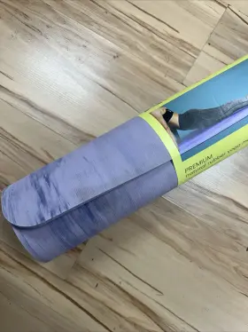 191802000838 ALL IN MOTION Natural Rubber Yoga Mat Violet #2