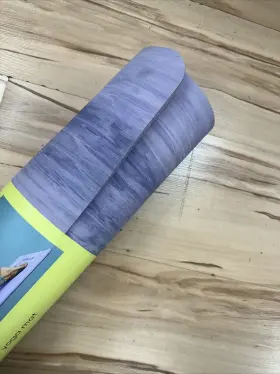 191802000838 ALL IN MOTION Natural Rubber Yoga Mat Violet #3