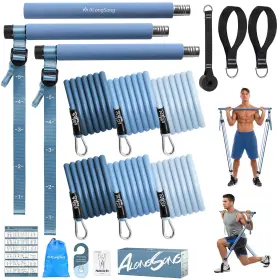 ASEF022 ALONGSONG Pilates Bar Resistance Muted Kit ASEF022 ALONGSONG Pilates Bar Resistance Muted Kit
