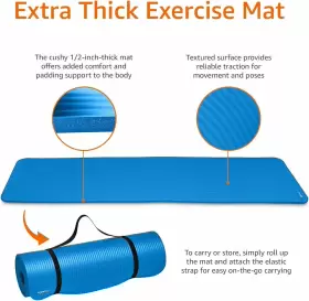 YM2001BL AMAZON BASICS Exercise Yoga Mat #2