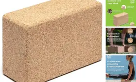 5602248691825 AMORIM CORK COMPOSITES Yoga Block Pilates Slip