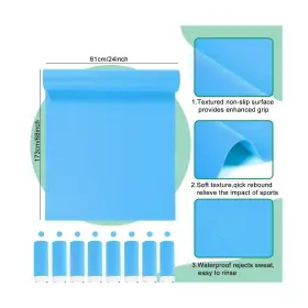 SSU-AMYLOVE-1253 AMYLOVE Yoga Mats Exercise Slip Fitness #2