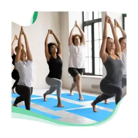 SSU-AMYLOVE-1253 AMYLOVE Yoga Mats Exercise Slip Fitness #3