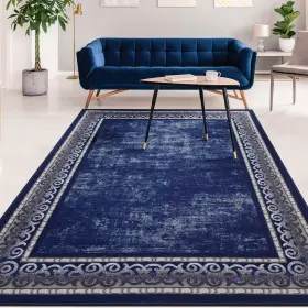 810094129767 ANTEP RUGS Alfombras Bordered Slip Skid Pile
