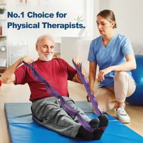 789789969486 ANTEROOF Yoga Stretching Strap Physical Therapy #3