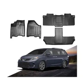 2013-2020 ANTSVNN Sienna Floor Mat Rows Liners Weather Tpe