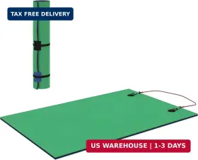 Aosom Llc 196393031254 Soozier 9ft X 6ft Lily Pad Floating Mat For Lake 3-layer Tear-resistant Xpe Foam