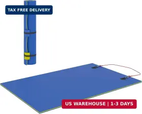 Aosom Llc Usa34-014v00db0131 Soozier 9ft X 6ft Lily Pad Floating Mat For Lake 3-layer Tear-resistant Xpe Foam