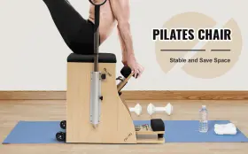 A0511A0002 APDALE Rubber Wood Pilates Chair Split Pedal #2