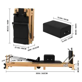 A0511A0005 APDALE Wood Yoga Pilates Reformer Bed #2