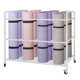 762704104551 ARLIFO Yoga Mat Storage Rack Basket Workout Gym