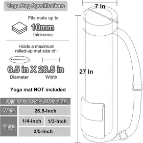 YMB002 AROME Yoga Mat Bag Waterproof Carrier Exercise #3 YMB002 AROME Yoga Mat Bag Waterproof Carrier Exercise #3