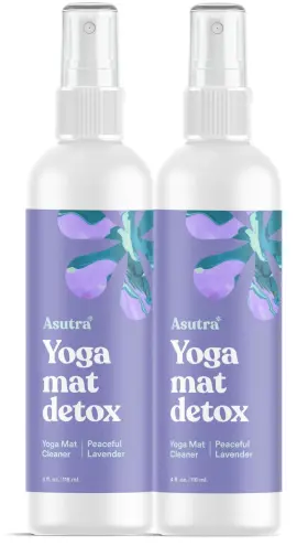 Scobuty ASUTRA Yoga Mat Cleaner Spray Peaceful Lavender Pack