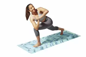 191802000302 ATHLETIC WORKS Printed Yoga Mat #2