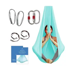661646842203 AUM ACTIVE Aerial Silk Yoga Hammock Swing Kit