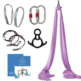 661646842821 AUM ACTIVE Aerial Silks Starter Yards Yoga Kit