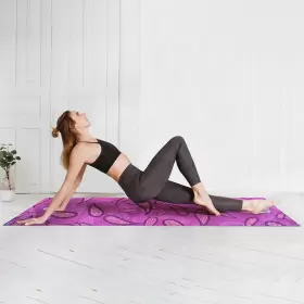 AYM-A3 AUM Yoga Pilates Floor Exercises Mat Lotus Petals