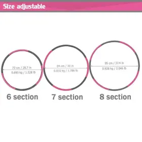 737123077342 AUOXER Fitness Exercise Hoops Lose Fun Workout #2
