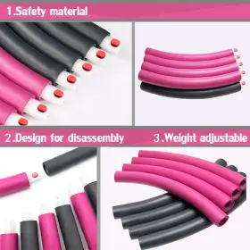 737123077342 AUOXER Fitness Exercise Hoops Lose Fun Workout #3