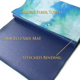 852347002991 AURORAE Synergy Yoga Mat Integrated Slip Towel #3