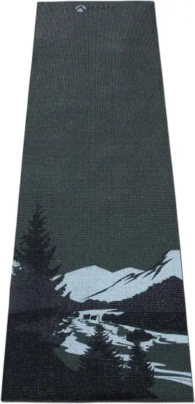 YM004WP AURORAE Classic Printed Yoga Mat Slip Wooded Pine