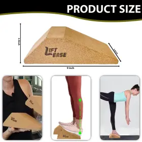 197644447657 AUSTARL Squat Wedge Blocks Lunges Slip Cork Yoga #3