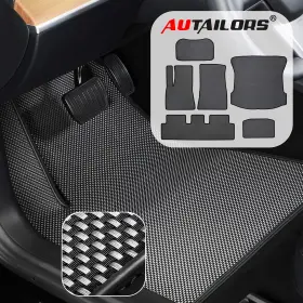 22TESLA3BK6-P AUTAILORS Tesla Floor Mats Performance Weather