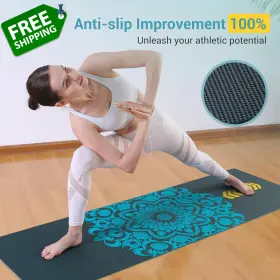 313047080073 AVOALRE Yoga Mat Slip Exercise Fitness #3