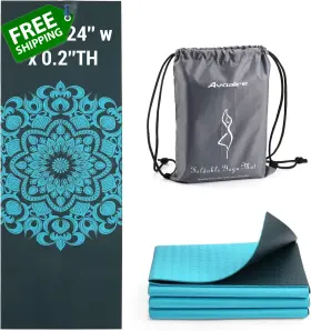 313047080073 AVOALRE Yoga Mat Slip Exercise Fitness