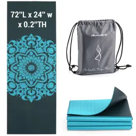 SP-YG-0003-BG-AL-L AVOALRE Travel Yoga Mat Print Pilates Slip SP-YG-0003-BG-AL-L AVOALRE Travel Yoga Mat Print Pilates Slip